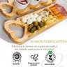 Tábua Frios Petisqueira Aperitivos Porta Molhos - 8