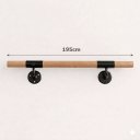 Ver imagem 1 de Corrimão de Madeira Modular Tubular 1,95x3,8cm