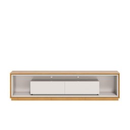 Rack Ópera Imcal 180cm 12833 Off White Nature Sala Tv - 1