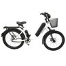 Bicicleta Elétrica Motorizada Sonny 350W com Painel - Branco - 1
