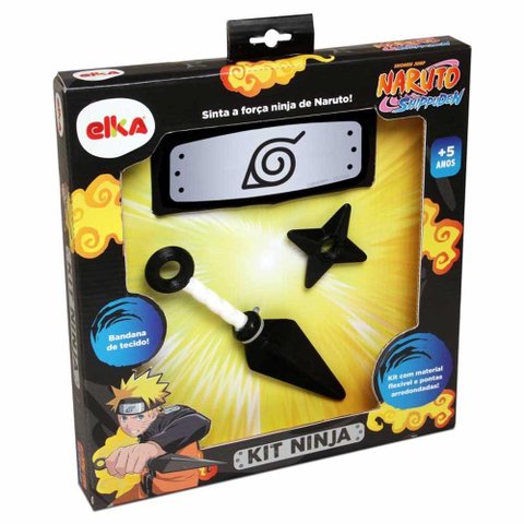Conjunto e Fantasia - Naruto Shippuden - Kit Ninja - Elka