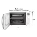 Ver imagem 5 de Micro-ondas de Mesa Panasonic 34L de Capacidade Branco - Nn-St65Lwruk - 220V