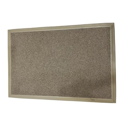Tapete Sanitizante Kapazi Bege com Borda 5cm 90 X 130cm