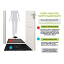 Ver imagem 3 de Tapete Sanitizante Kapazi Bege com Borda 5cm 90 X 130cm