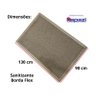 Tapete Sanitizante Kapazi Bege com Borda 5cm 90 X 130cm - 6