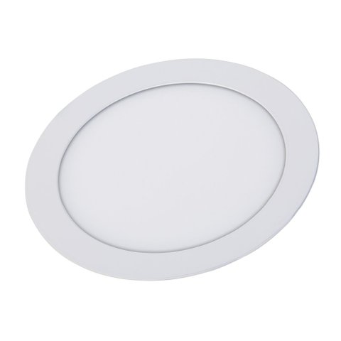 Painel Plafon de Embutir Redondo Branco 30cm Led 24W 4000K Bivolt GALAXY LED