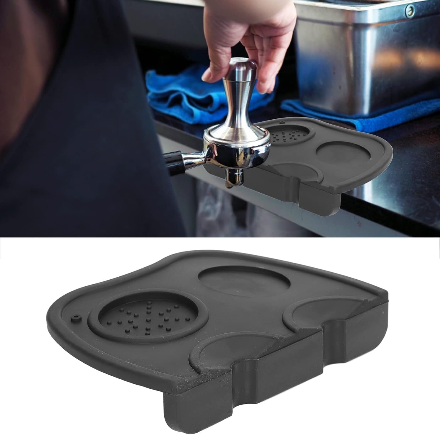 Tapete Duplo para Compactação Uso de Tampers 58mm Baristas - Ilovecoffee - 3