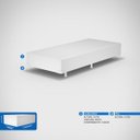Ver imagem 3 de Base Box Solteiro 88x188x26cm Cod 19 Probel