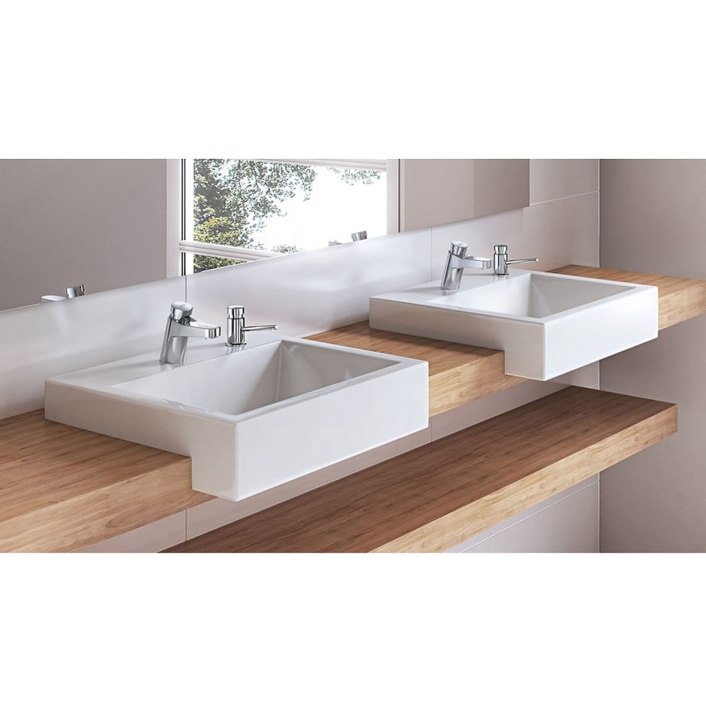 Cuba Semi Encaixe Quadrada 41x41 Docol Luxo Branco 00970126 - 2