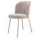 Ver imagem 6 de Kit 3 Cadeiras Sala de Jantar Estofada Gavi Arena L02 Bouclê Creme - Lyam Decor