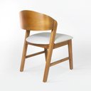Ver imagem 4 de Cadeira Madeira Maciça Design Italiano Sofisticada Siena
