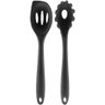 Kit Conjunto Utensílios de Cozinha 2 Peças em Silicone Preto - 1