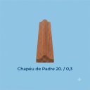 Ver imagem 2 de 5m Boiserie/Chapéu Padre/Rodameio Madeira 1,5x0,7cm 20 c/1m