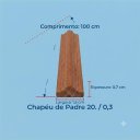 Ver imagem 3 de 5m Boiserie/Chapéu Padre/Rodameio Madeira 1,5x0,7cm 20 c/1m