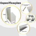 Ver imagem 4 de Tanque Embutir Armário Lavanderia Nicho Gabinete Multiuso Puxador Alça