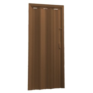 Porta Sanfonada Pvc 0,60x2,10 Multilit Mogno