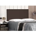 Ver imagem 1 de Painel Verona Cama Box Casal 140cm Suede - SSX Multicoisas - Café