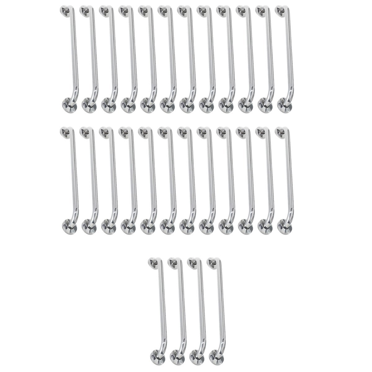 Alça Barra de Apoio 80cm Segurança Kit 24 Unidades Suporte Idoso Deficiente Cadeirante Box Banheiro  - 1