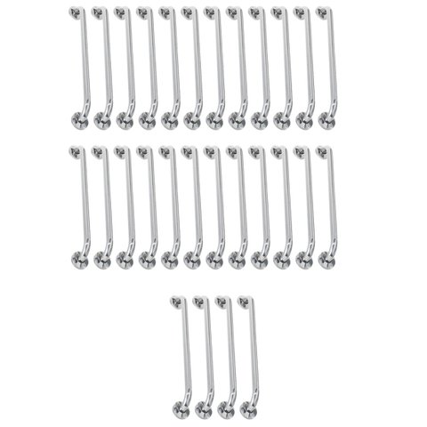 Alça Barra de Apoio 80cm Segurança Kit 24 Unidades Suporte Idoso Deficiente Cadeirante Box Banheiro 