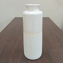 Ver imagem 4 de Vaso Decorativo Enfeite Casa Cerâmica 40x15x15cm Marfim