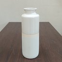 Ver imagem 5 de Vaso Decorativo Enfeite Casa Cerâmica 40x15x15cm Marfim
