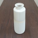 Ver imagem 2 de Vaso Decorativo Enfeite Casa Cerâmica 40x15x15cm Marfim