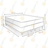 Cama Box King Diamonds + Colchão Massageador - Mormaii - Flutuante 193x203x64cm - 2