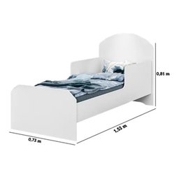 Mini Cama Juvenil Infantil Adesivada 100% Mdf - Sonic - 3