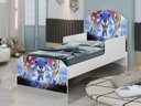Ver imagem 2 de Mini Cama Juvenil Infantil Adesivada 100% Mdf - Sonic