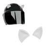 Orelhas de Gato para Capacete - Design Divertido- Moto/decoração/capacete/divertido/suporte-branco - 1