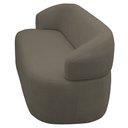 Ver imagem 6 de Sofá 3 Lugares Living Orgânico Sala de Estar 170cm Conka F05 Veludo Marrom - Mpozenato