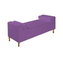 Ver imagem 1 de Divã Recamier Sofá Baú Félix 1,95M Suede Roxo - AM Decor
