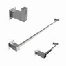 Kit Acessórios Banheiro/lavabo 3 Peças Aço Inox 304 Q3olt - 1