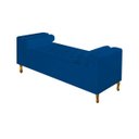 Ver imagem 2 de Divã Recamier Sofá Baú Félix 1,95M Suede Azul Marinho - AM Decor
