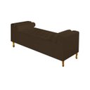 Ver imagem 2 de Divã Recamier Sofá Baú Félix 1,95M Suede Marrom - AM Decor