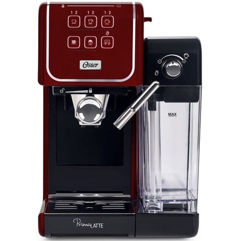 Cafeteira Espresso Oster Primalatte Touch Vermelha 110v Bvstem6801r-017
