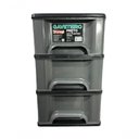 Ver imagem 3 de Gaveteiro Organizador 3 Gav Plasnew Resistente 1714 Cinza