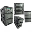 Ver imagem 7 de Gaveteiro Organizador 3 Gav Plasnew Resistente 1714 Cinza