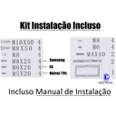 Ver imagem 3 de Suporte para TV LCD LED Oled Qled 32 a 80 pol Fixo Samsung Lg Universal de Parede Slim 80 Polegadas