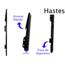 Ver imagem 6 de Suporte para TV LCD LED Oled Qled 32 a 80 pol Fixo Samsung Lg Universal de Parede Slim 80 Polegadas