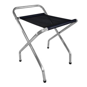 Suporte de Mala com Encosto Preto