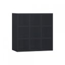 Ver imagem 1 de Porta Toalhas 9 Lugares em Mdf Preto [f031]