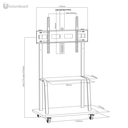 Ver imagem 2 de Rack Movel P/ Display Unionboard G (82-98)