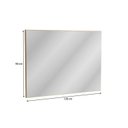 Ver imagem 6 de Penteadeira Escrivaninha com Espelho 2 Gavetas 6 Nichos 205x90cm Linha Liga Modulado