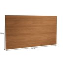 Ver imagem 4 de Penteadeira Escrivaninha com Espelho 2 Gavetas 6 Nichos 205x90cm Linha Liga Modulado