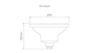 Ver imagem 3 de Lâmpada Led Ar111 Pro 11w 3000k Bivolt 24° Stl23429/30