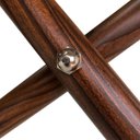 Ver imagem 6 de Suporte Organizador de Mala Aluminio Amadeirado Preto Zaka