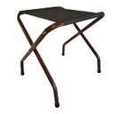 Ver imagem 1 de Suporte Organizador de Mala Aluminio Amadeirado Preto Zaka