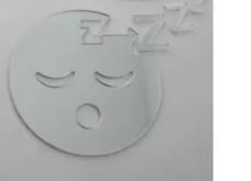 Espelho Acrílico Decorativo Smile Quarto Sala Emoji 5 Peças - 4