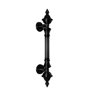 Puxador Colonial Jd 43cm Preto Fosco